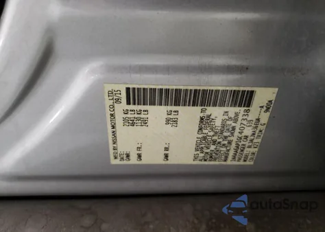 2016 Nissan Maxima 3.5 Sv из США, поврежденный, VIN 1N4AA6AP1GC407338